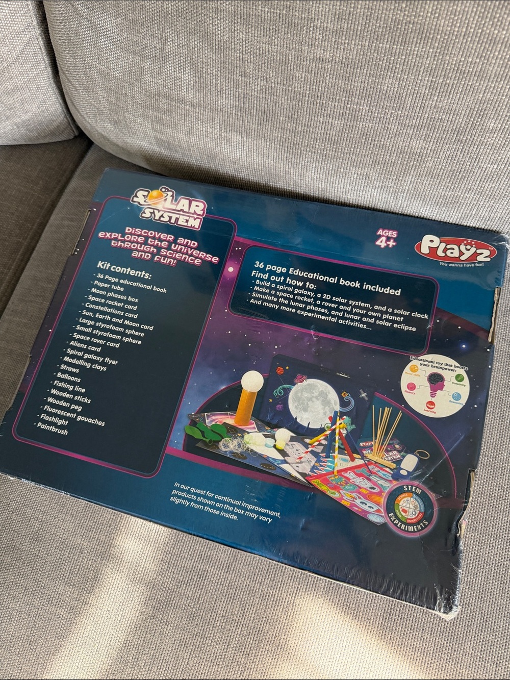 Solar System DIY Kids Toy - Purple Space Exploration Kit - Picture 4 of 5